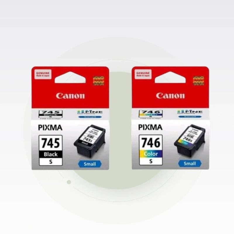1 Set Tinta Catridge Canon PG-745s Black + CL-746s Original