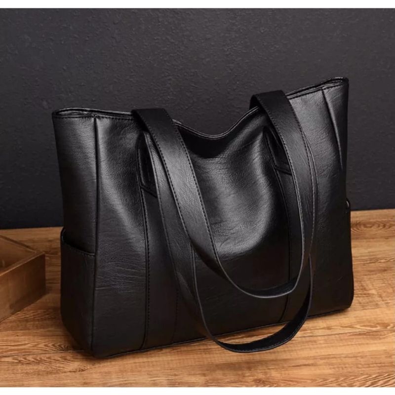 Tas Tote Bag Wanita Kulit Kapasitas Besar / Totebag Kulit / Tas Wanita Besar Jumbo / Tas Wanita Keki