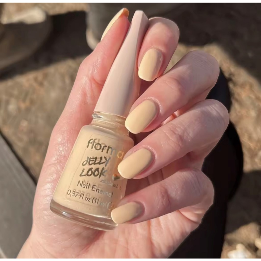 JL41 Whipped Cream - Flormar Nail Enamel Jelly Look - Flormar Nail Polish - Cat Kuku Halal Turki - K