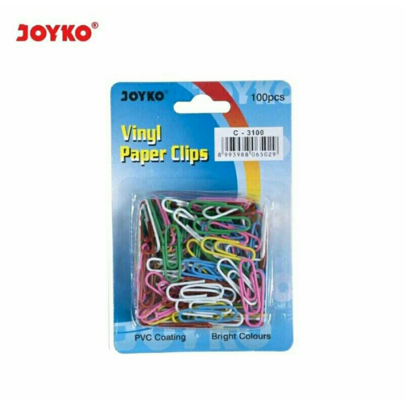 

Paper Clip Warna Warni / Penjepit Kertas Joyko C-3100