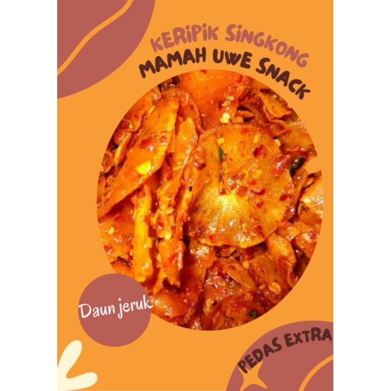 

Keripik Singkong Daun Jeruk 250gr Mamah Uwe Snack
