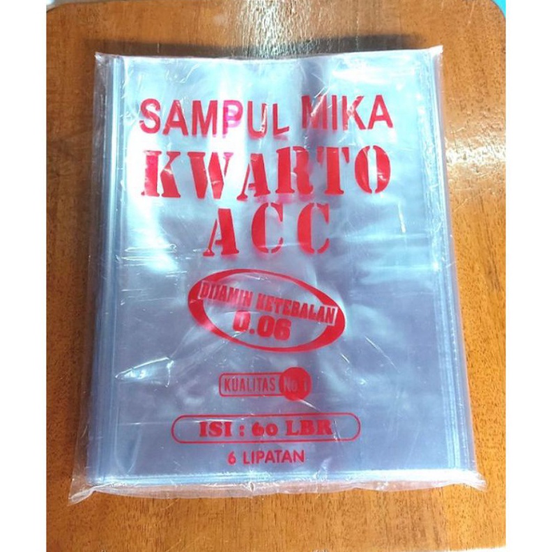 

Sampul buku plastik mika lentur isi 6 lembar kwarto boxy ART D5Y4