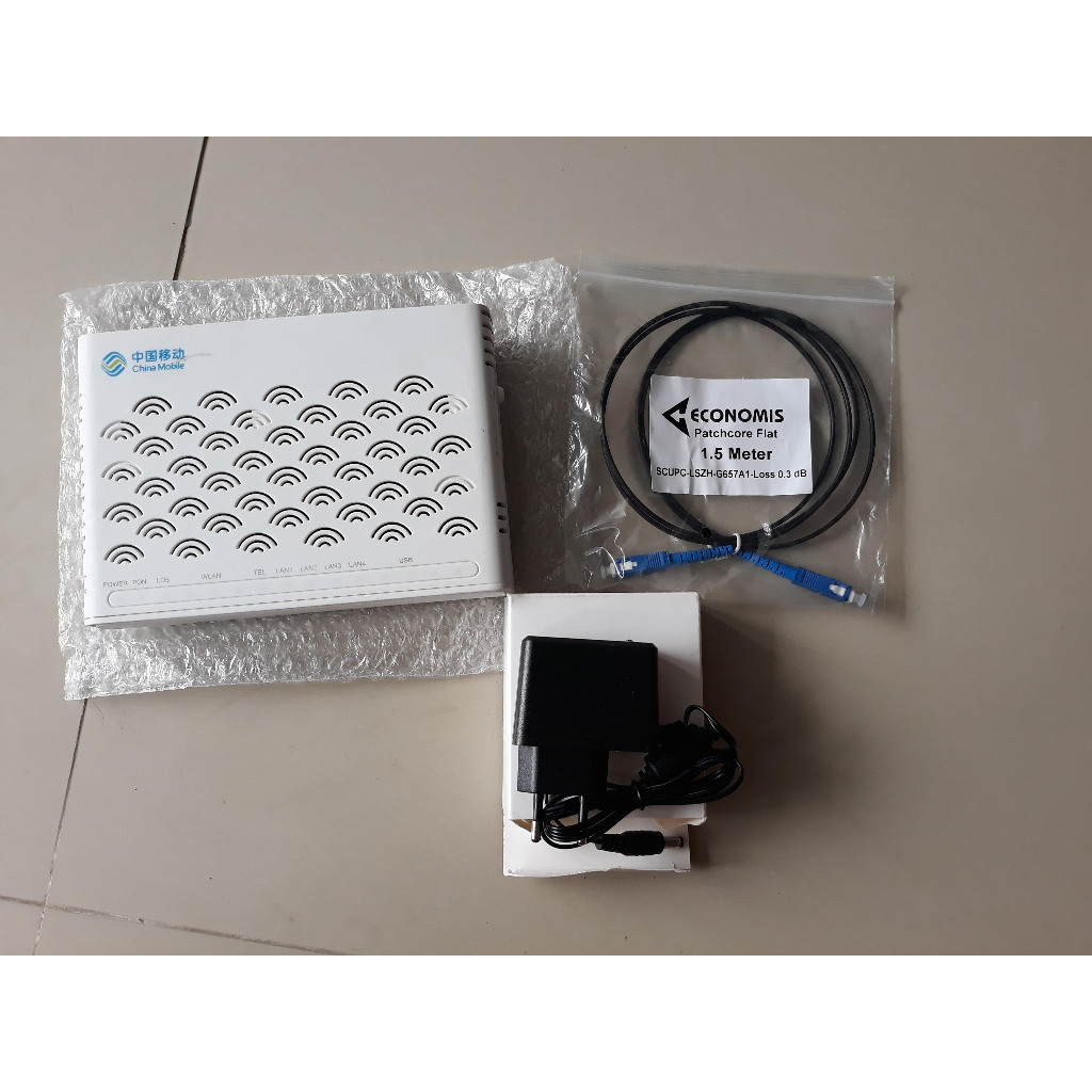 paket epon zte f460 (router adaptor patchcore)