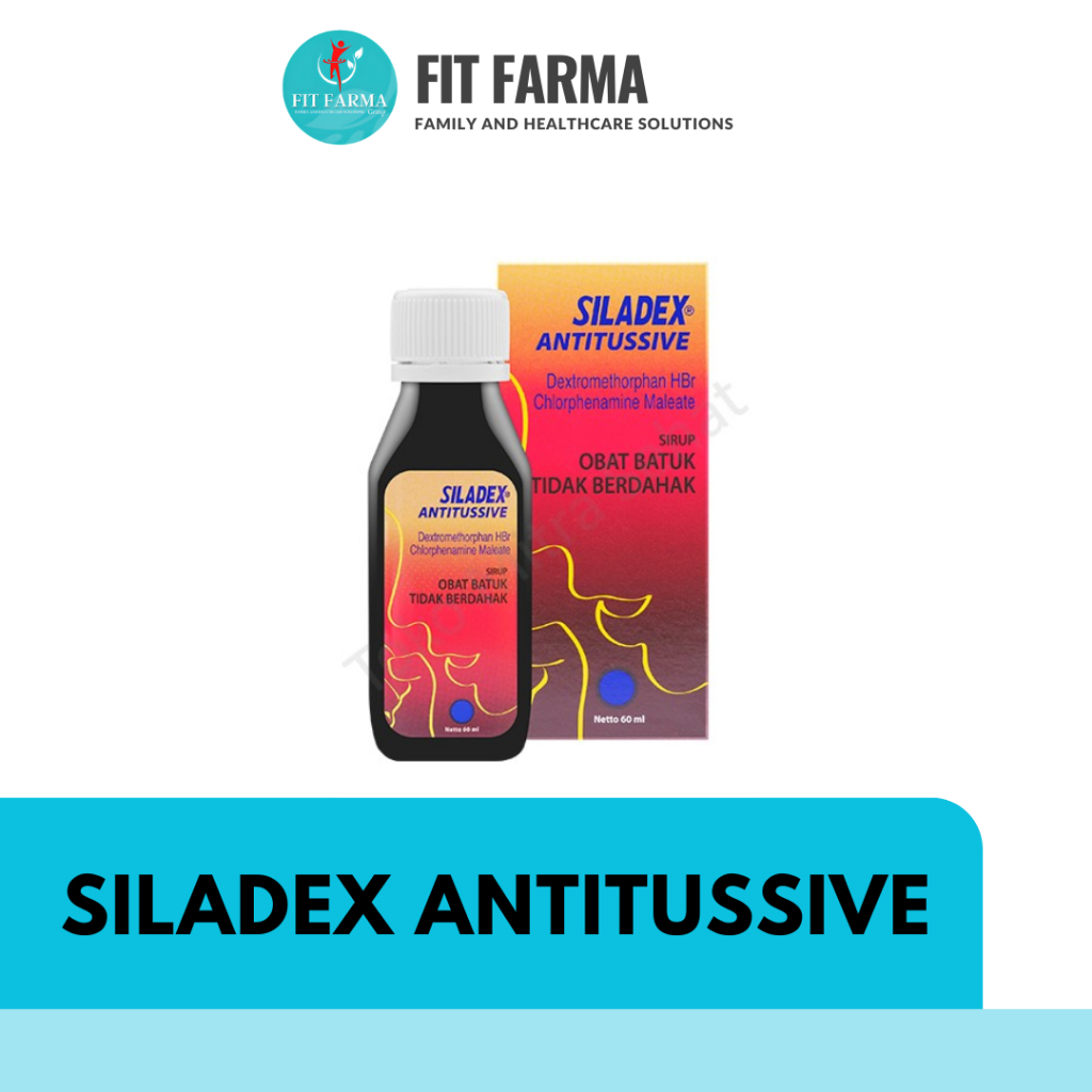 SILADEX MERAH ANTITUSSIVE SIRUP 60 mL OBAT BATUK TIDAK BERDAHAK