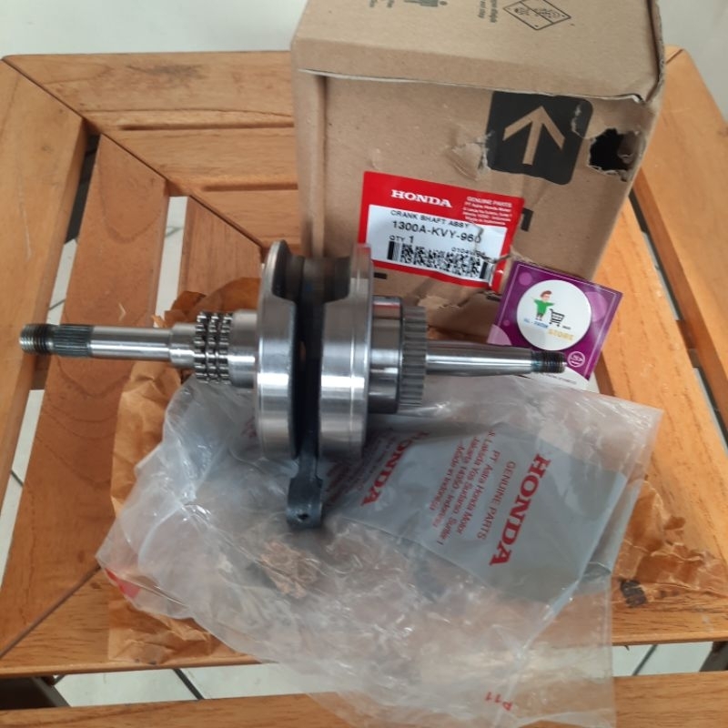Kruk As Crankshaft Assy Beat Karbu Original AHM 1300A-KVY-960