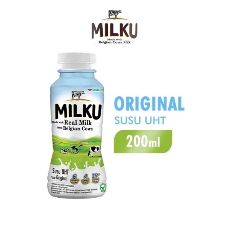 

Milku Susu UHT susu siap minum Original 200ml