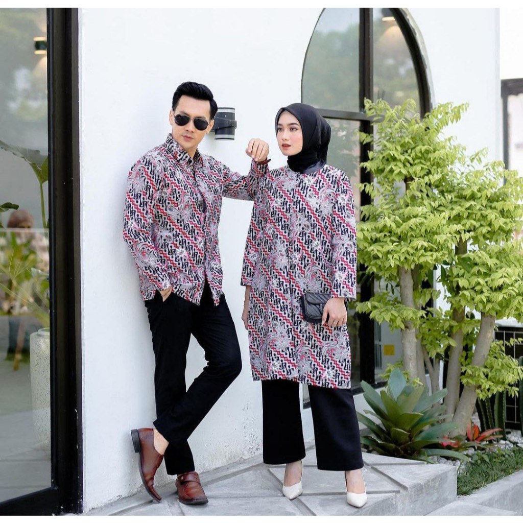 Benang Raja Batik Couple Pria Wanita Katun Parang Seno