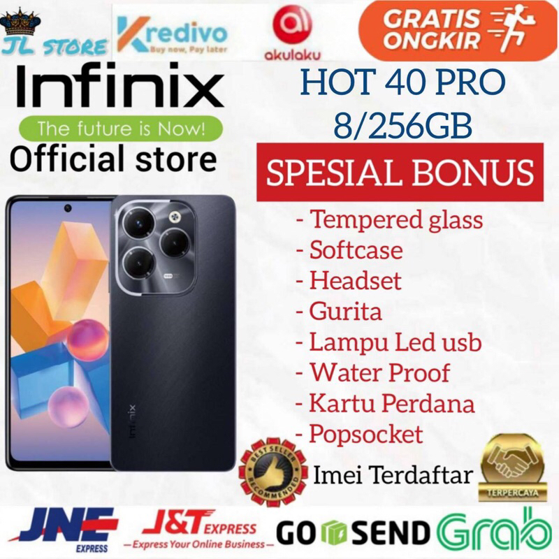 INFINIX HOT  40 PRO  RAM 12/256GB GARANSI RESMI INFINIX