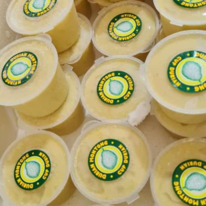 

Durian montong cup 100gr / Es krim durian frozen