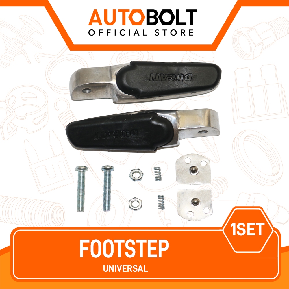 Footstep Belakang Ducati Universal Barstep Pijakan Injekan Foot Bar Step Variasi Beat FI Street eSP 