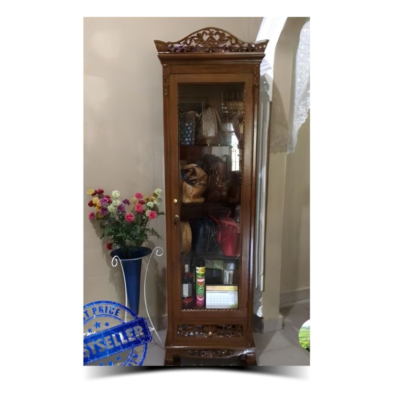 LEMARI HIAS KAYU JATI LEMARI HIAS PALEMBANG UKIR JEPARA