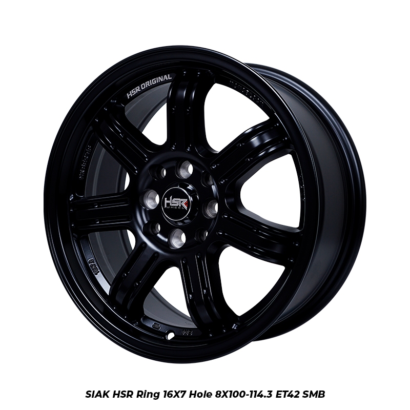 Velg Hsr Racing Ring 16 Tipe Siak Untuk Mobil karimun Ignis Mazda Mobilio Brio dll