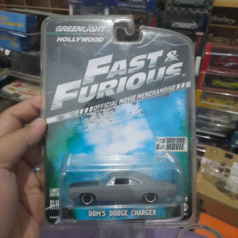 greenlight dom's dodge charger fast and furious