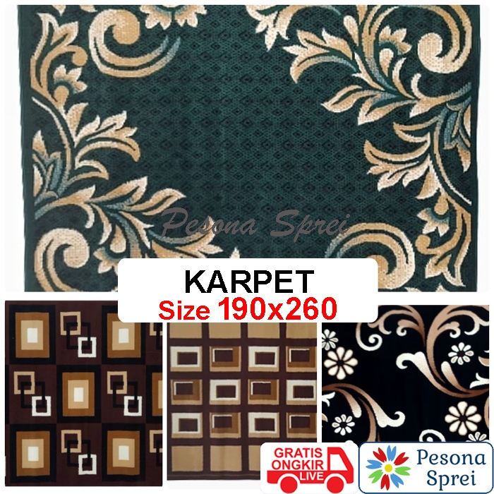 KARPET 190x260 / PERMADANI 190x260 cm / KARPET ALMAYA 190x260 / KARPET MODERNO 190x260