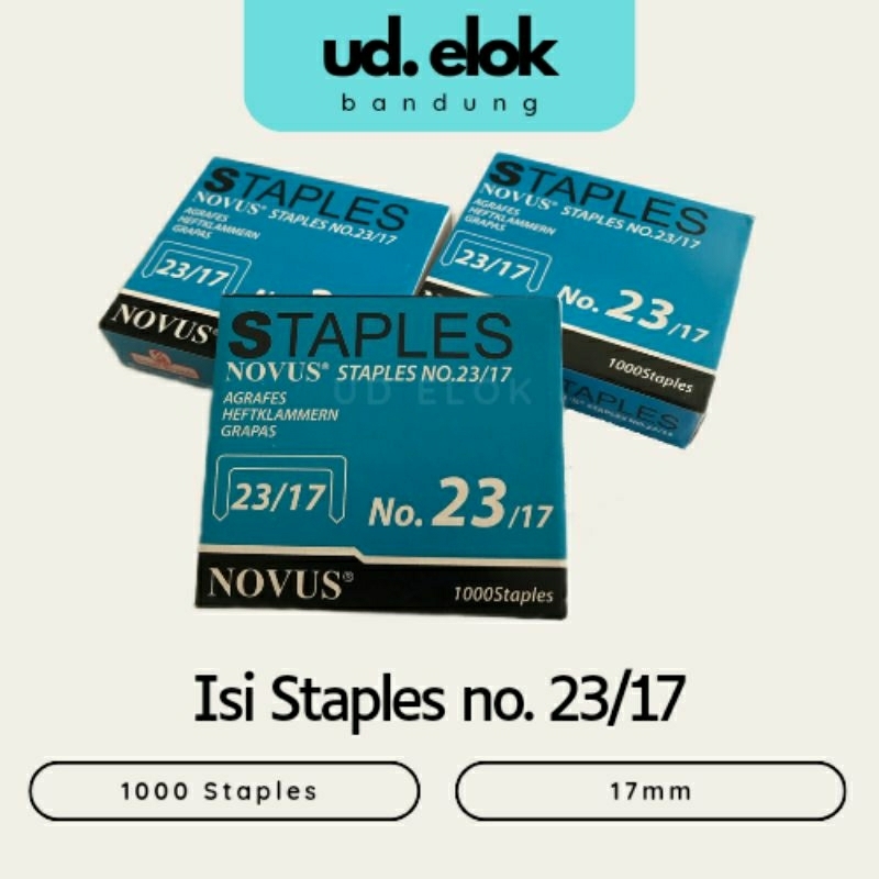 

Isi Staples 23/17 - 17mm