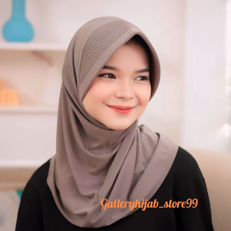 Hijab Sport Pet Tebal | Jilbab Sport Pet Besar | Jilbab Instan Sport Pet Tebal | Bergo Sport Jersey 
