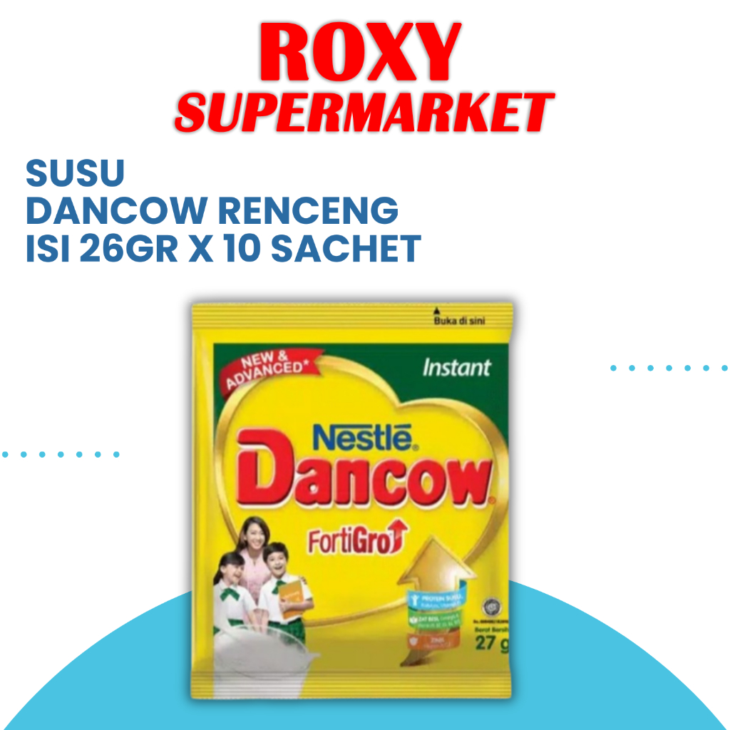 

DANCOW FORTIGRO - Susu pertumbuhan kemasan RENCENG isi 10 SACHET ukuran 26gr