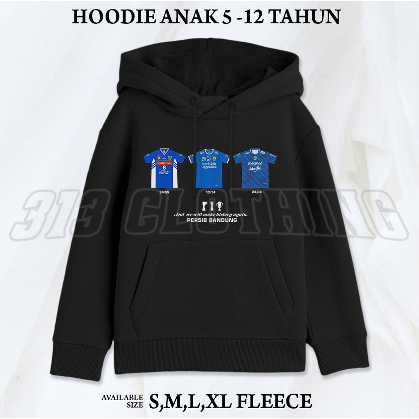 Jaket Hoodie Anak Persib Bandung Jersey / Jaket Persib Anak