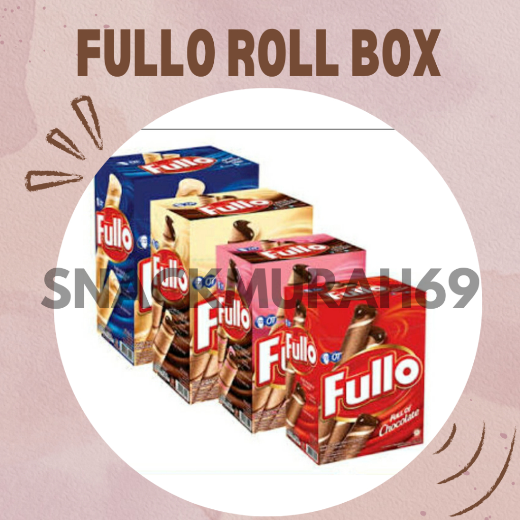 

Fullo Wafer Roll Box All Varian 8 gram x 24 pcs | Wafer Roll