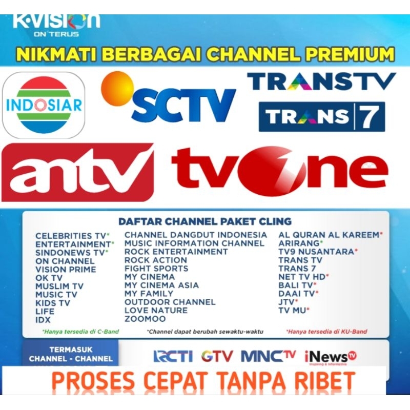 Paket Cling Kvision 12 Bulan