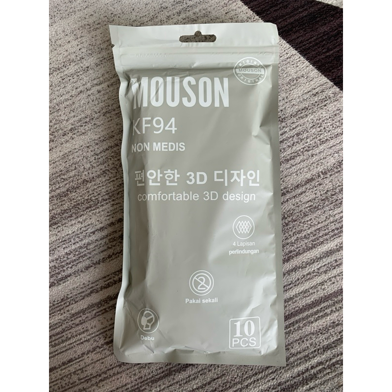 MOUSON KF94 Non Medis Mask 3D Design | Masker anti debu