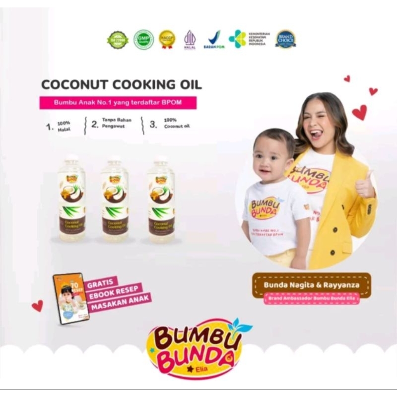 

Bumbu Bunda Coconut Cooking Oil Minyak Goreng Kelapa
