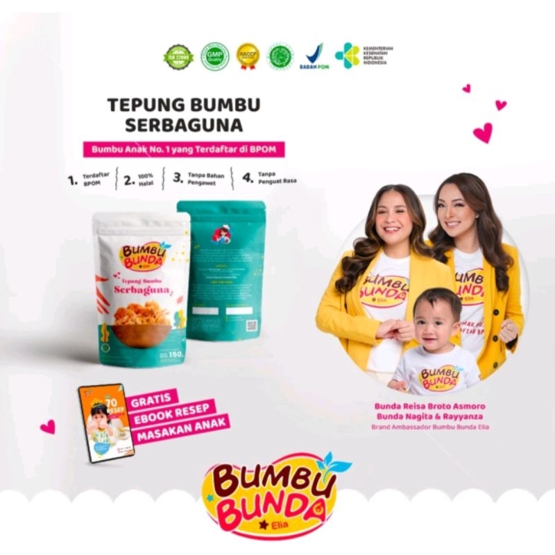 

Bumbu Bunda Tepung Serbaguna Non MSG