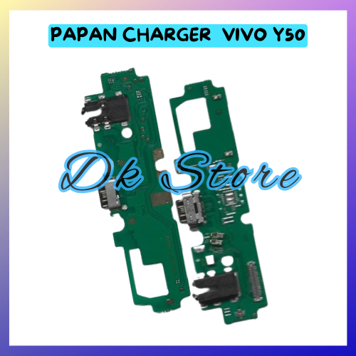 Konektor Cas Board Hp VIVO Y50 Connector Conektor Flexible Papan Charger