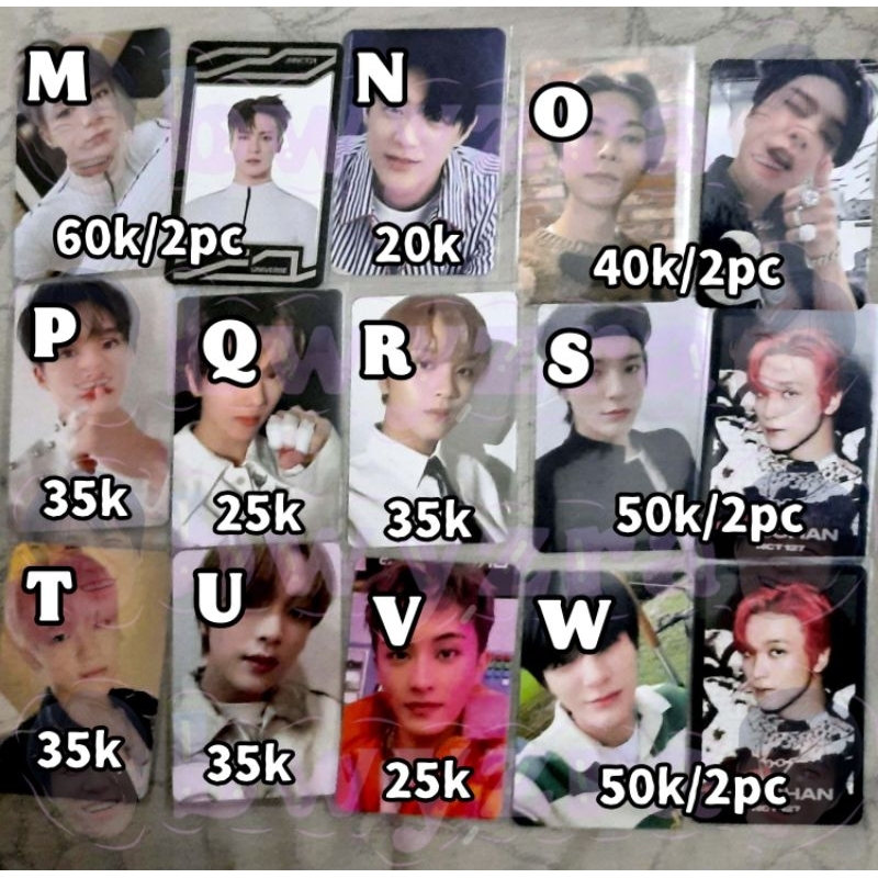 Official Photocard Jeno Mark Jisung Haechan Renjun Jaemin Johnny NCT 127 NCT Dream Glitch Mode Unive