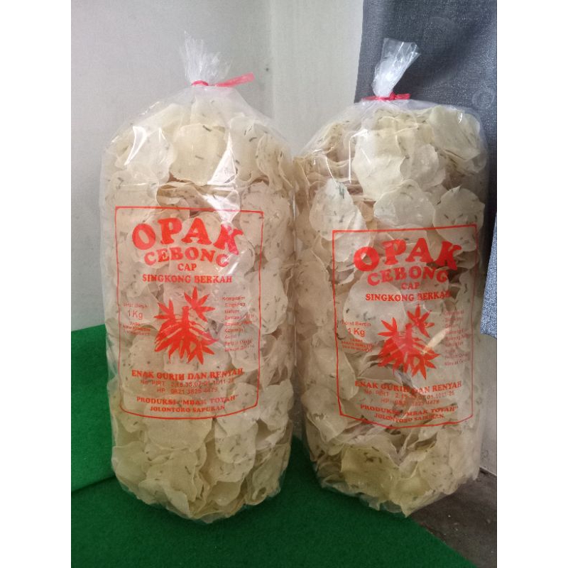 

opak singkonggg wonosobo (opak cebong), berat 1kg