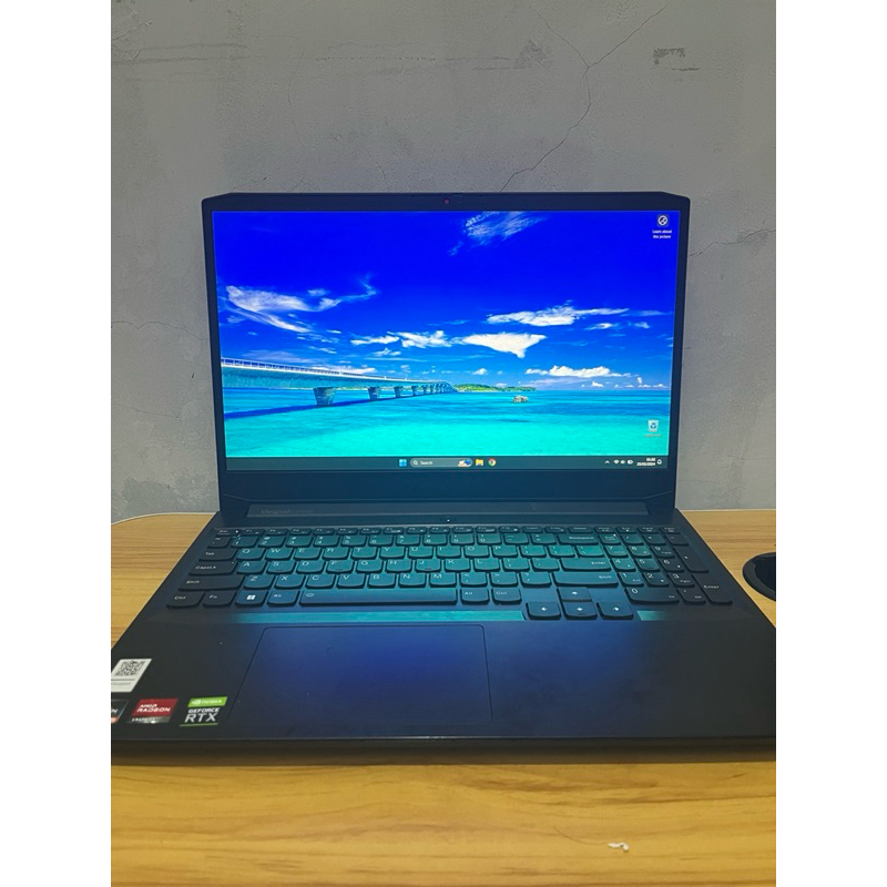 Laptop Gaming Lenovo Ideapad 3 Ryzen Nvidia RTX 3050 5 16 512