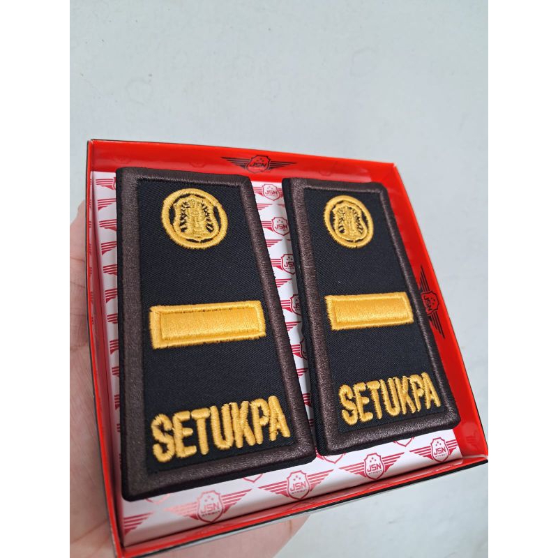 pangkat bordir timbul siswa Setukpa polri