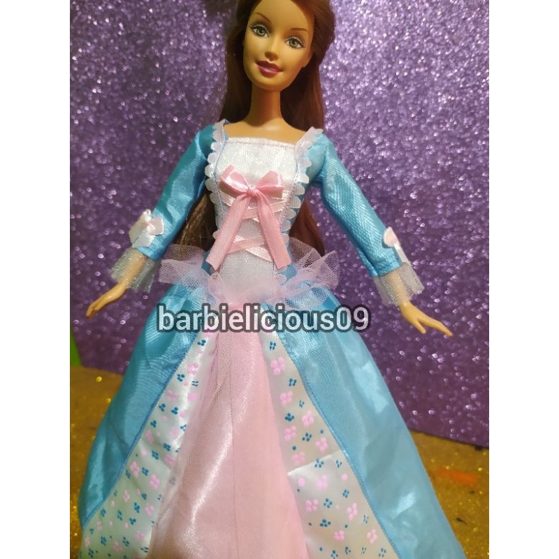 Gaun Barbie The Princess and The Pauper Erika Handmade