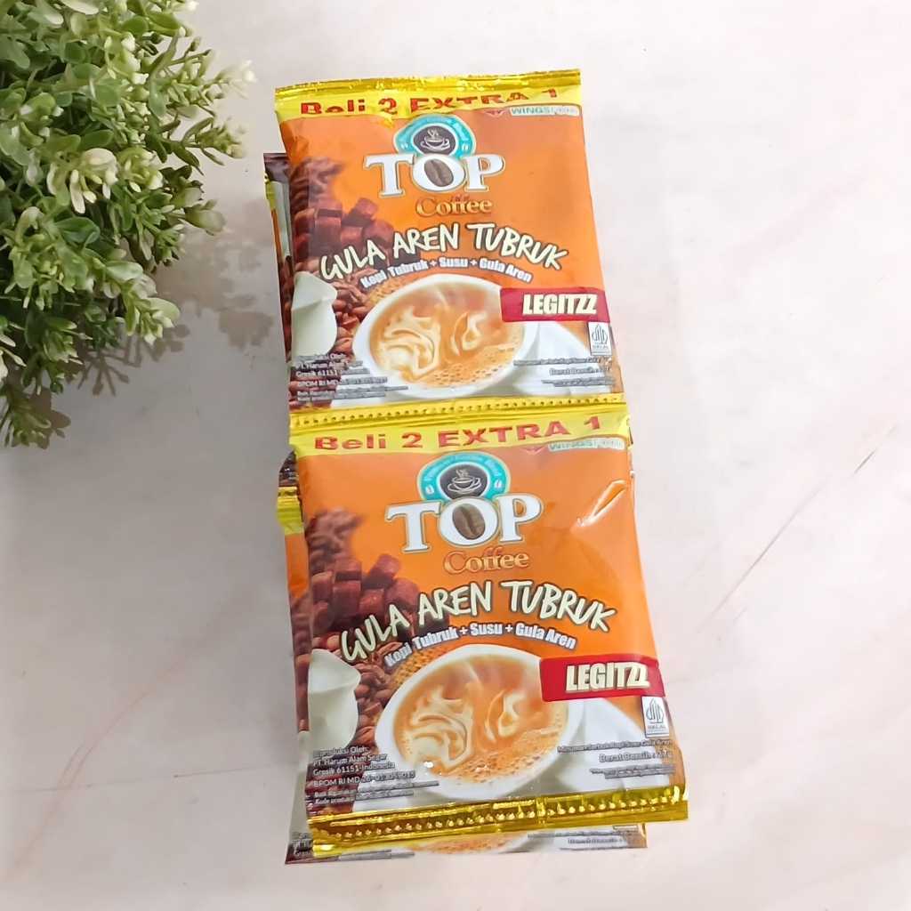 

Top Coffee Gula Aren Tubruk Renceng Isi 15 Sachet