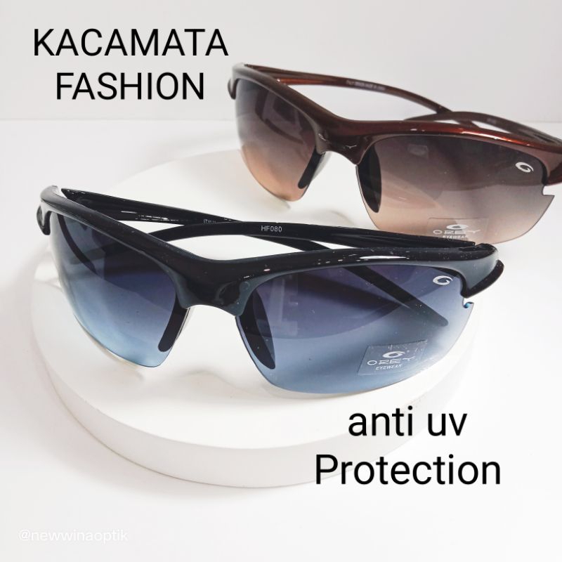 KACAMATA SPORT HITAM HF080/KACAMATA BERSEPEDA/KACAMATA HITAM PRIA