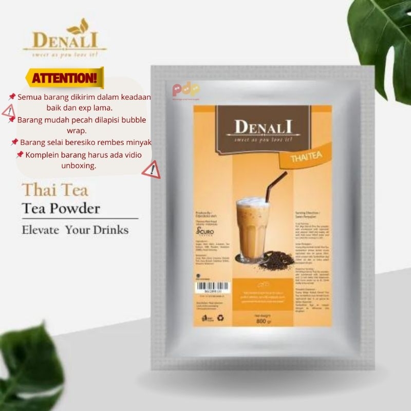 

Denali Powder Thai Tea 800gr / Bubuk Rasa Thai Tea Premium