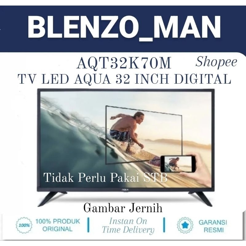 ANDROID LED TV AQUA 32 INCH DIGITAL