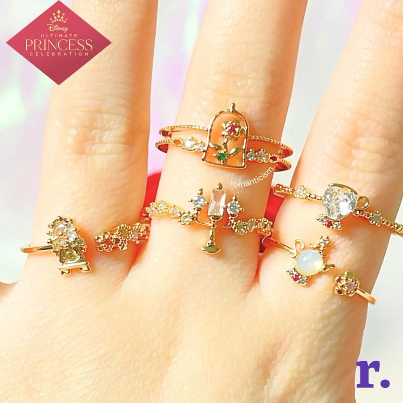 romanticism. Disney Princess Belle Friends Ring Collection - Cincin Princess Belle Koleksi dari Wani