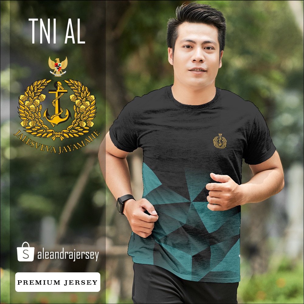 Baju Kaos Jersey TNI AL 96 FullPrint Printing Custom Premium