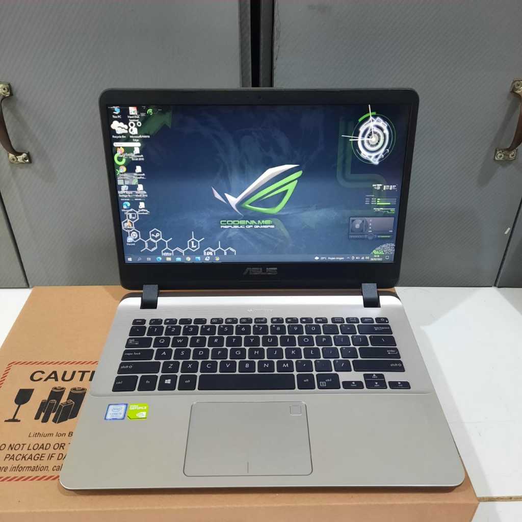 Laptop Asus VivoBook A407UF, Intel Core i3 - 7020U, 4/1Tb, DualVga, Gold