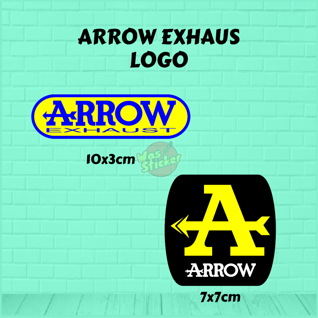 sticker arrow exhaust