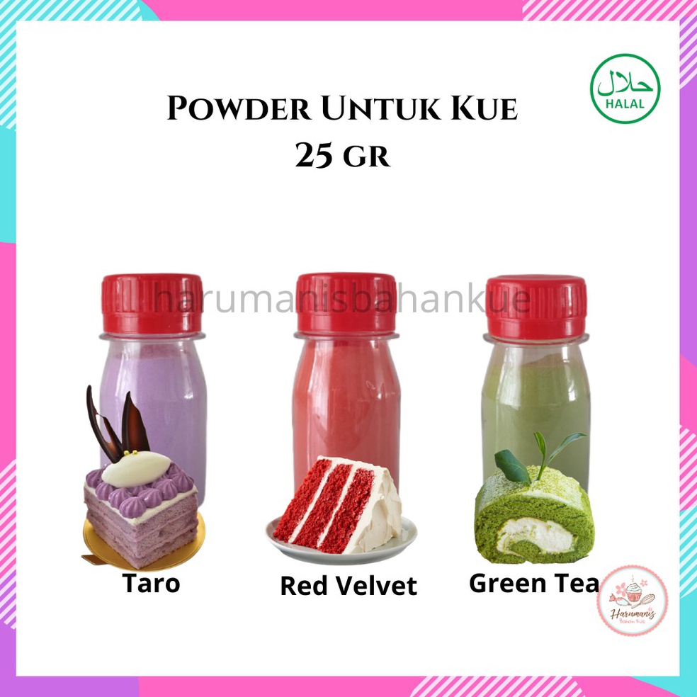 

KODE PRODUK WZCV77176 Pure Powder Untuk Kue 25gr HALAL