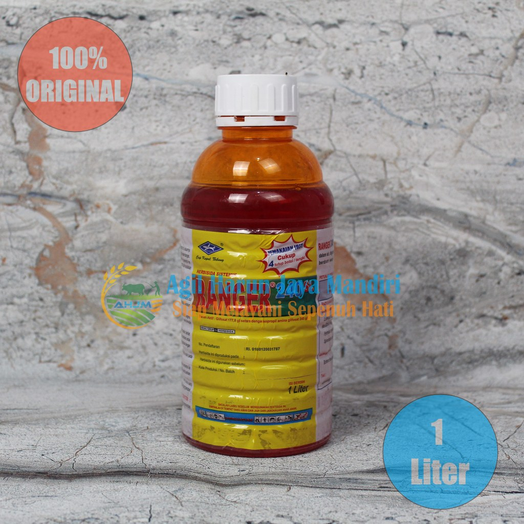 HERBISIDA RANGER 240 SL 1 Liter HERBISIDA SISTEMIK PEMBASMI RUMPUT DAN GULMA CAP KAPAL TERBANG