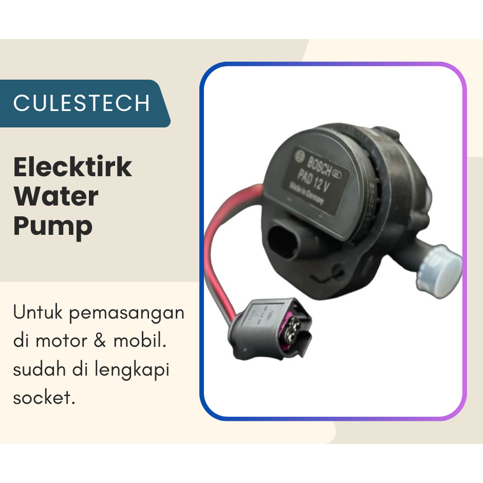 Waterpump EWP BOSCH Germany Universal Motor Mobil
