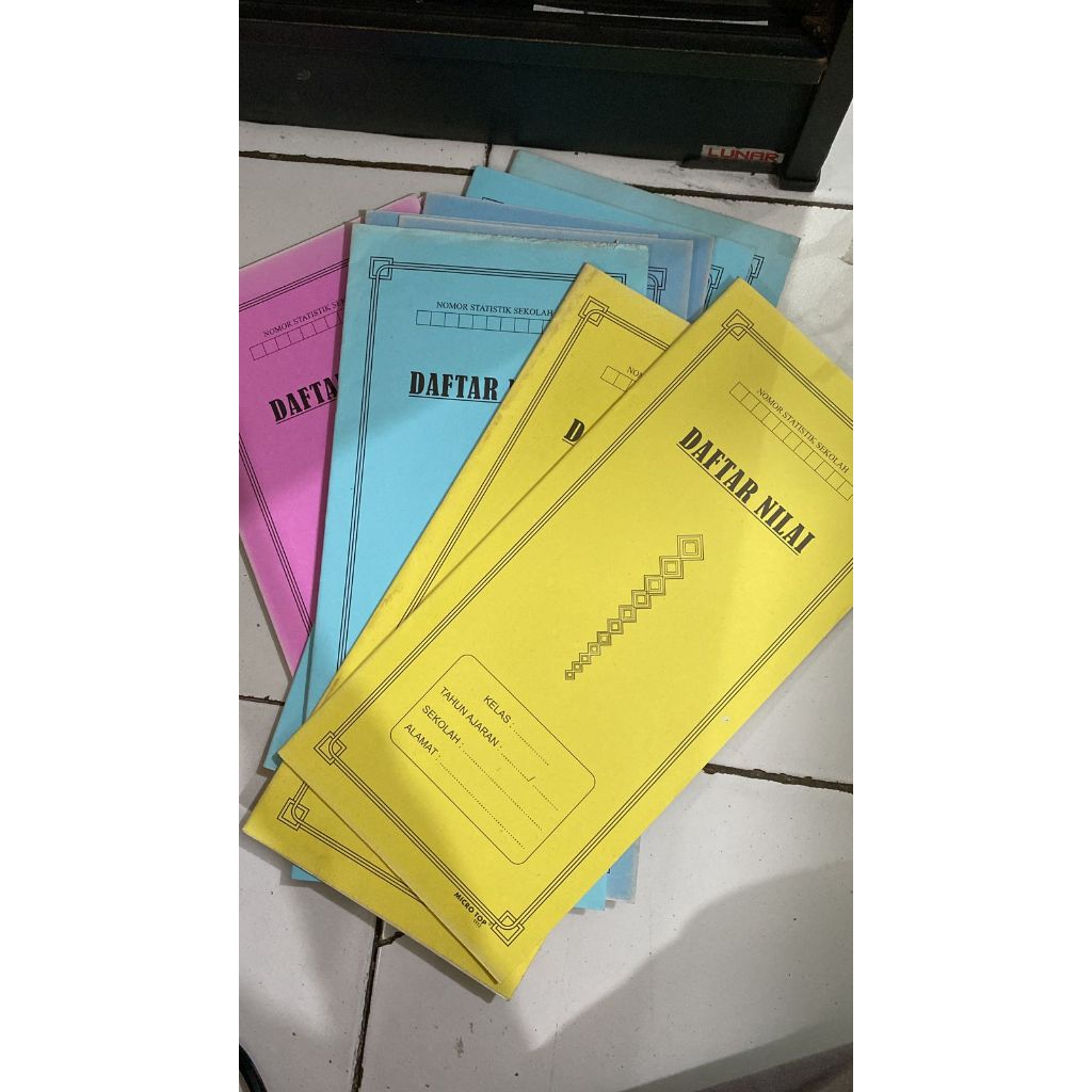 

BUKU DAFTAR NILAI SEKOLAH