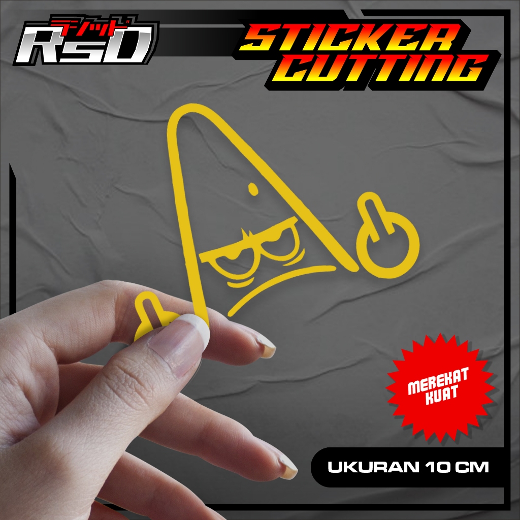 

013 STICKER LUCU PATRICK FUCEK - STRICKER LUCU PATRICK FINGER TENGAH