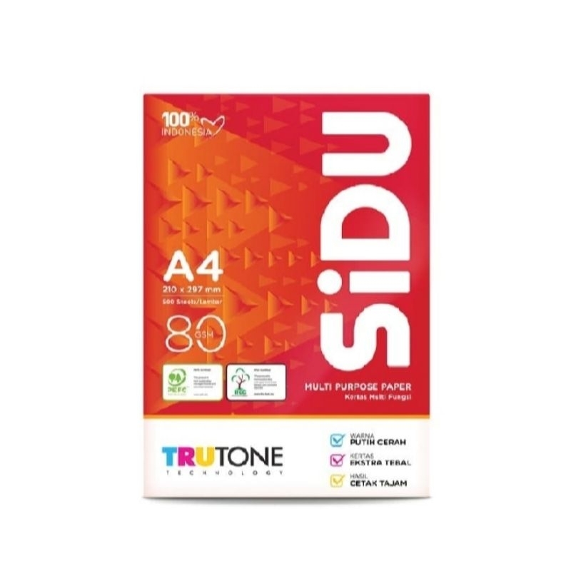 

KERTAS HVS A4 80GRAM 1RIM 500L