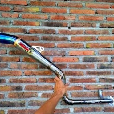 knalpot daeng sai4 leher samlong beat Mio Vario Scoopy