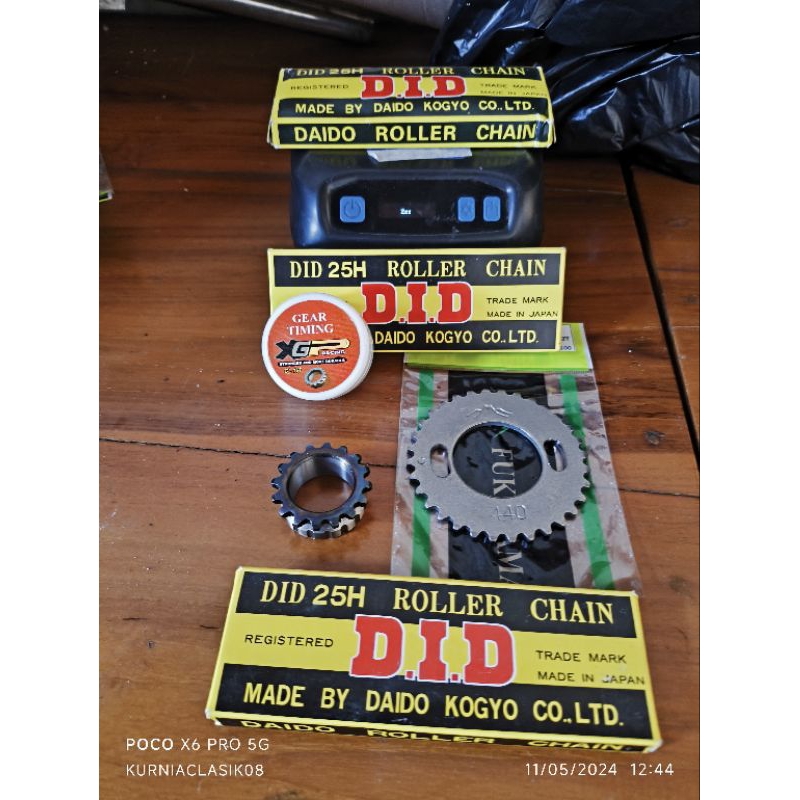 GER GIGI GIGIK TAMING SENTRIK SERIES GL100 GL 100 XGP SET KAMPRAT RANTAI RANTE 98L 100L 102L 104L GI