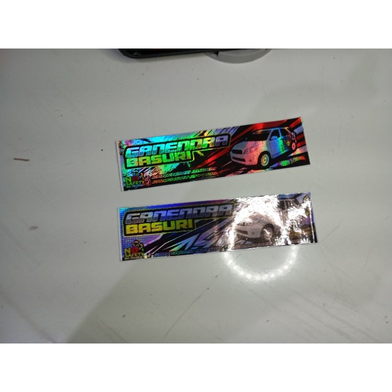

stiker hologram ganendra basuri
